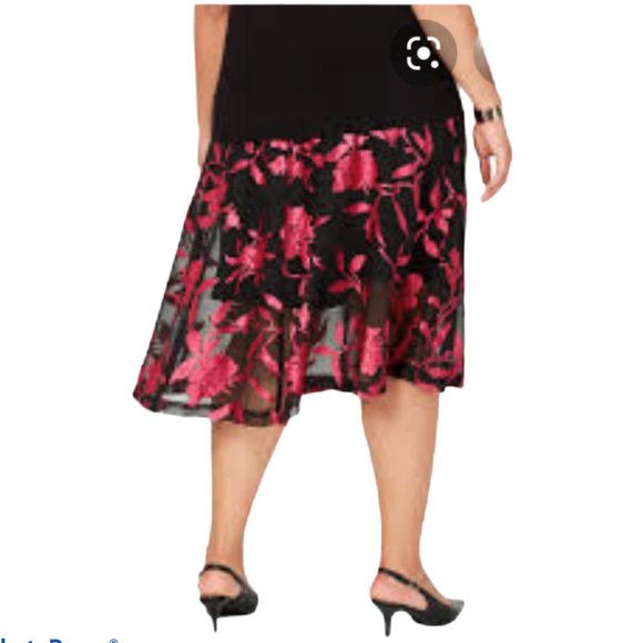 Alfani Women's Plus Size Floral Midi Skirt… - Picture 2 of 8